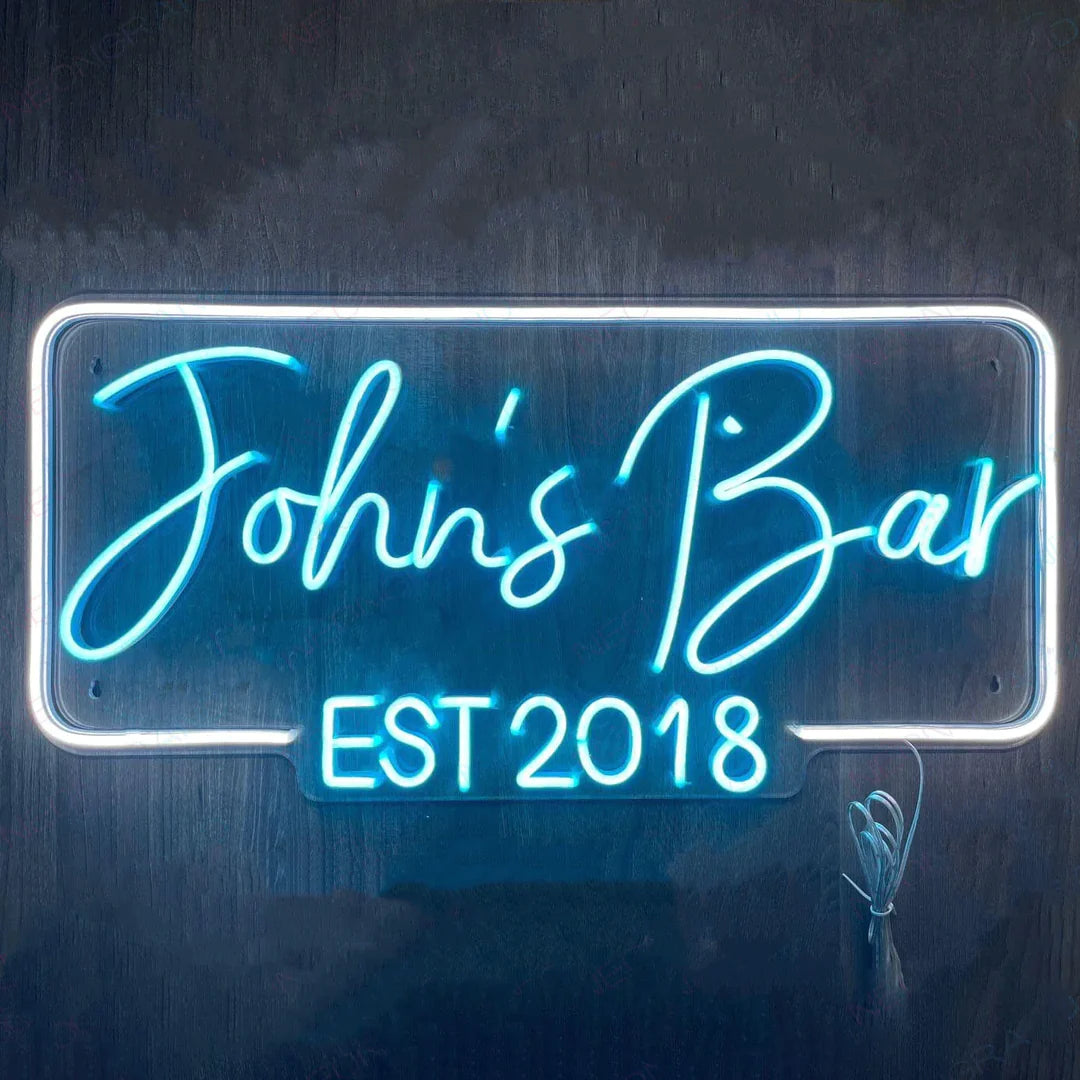 Custom Your Name for Bar & Cafe Neon Sign