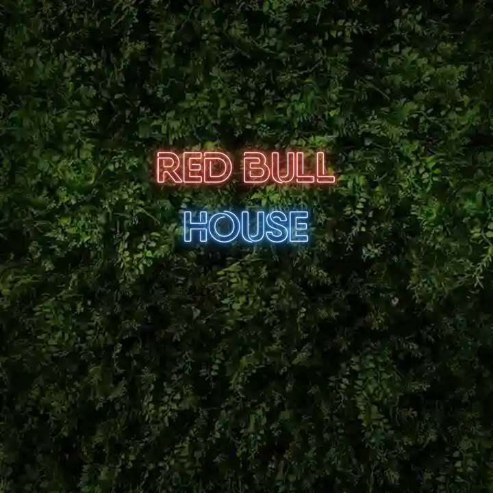 Custom Neon: Red Bull
house