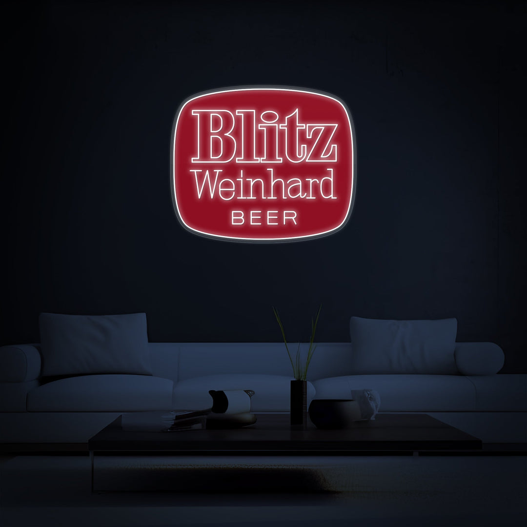 Blitz Weinhard Beer Neon Sign - GEEKNEON