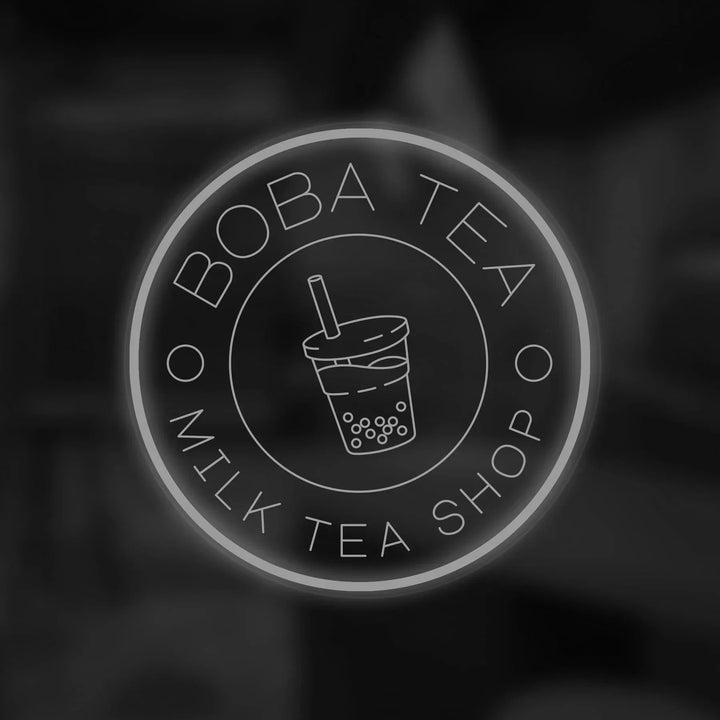 Boba Tea Milk Tea Shop Neon Sign - GEEKNEON