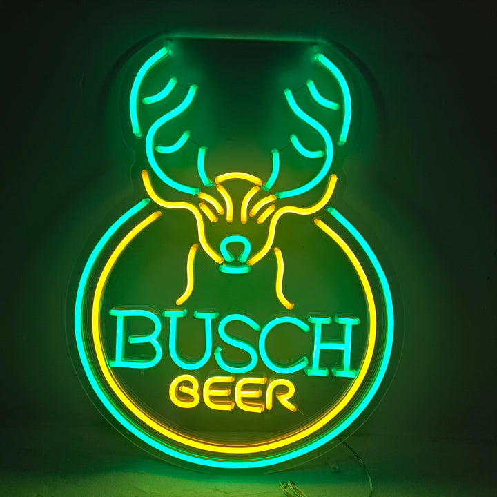 Busch Beer Deer Neon Sign - GEEKNEON