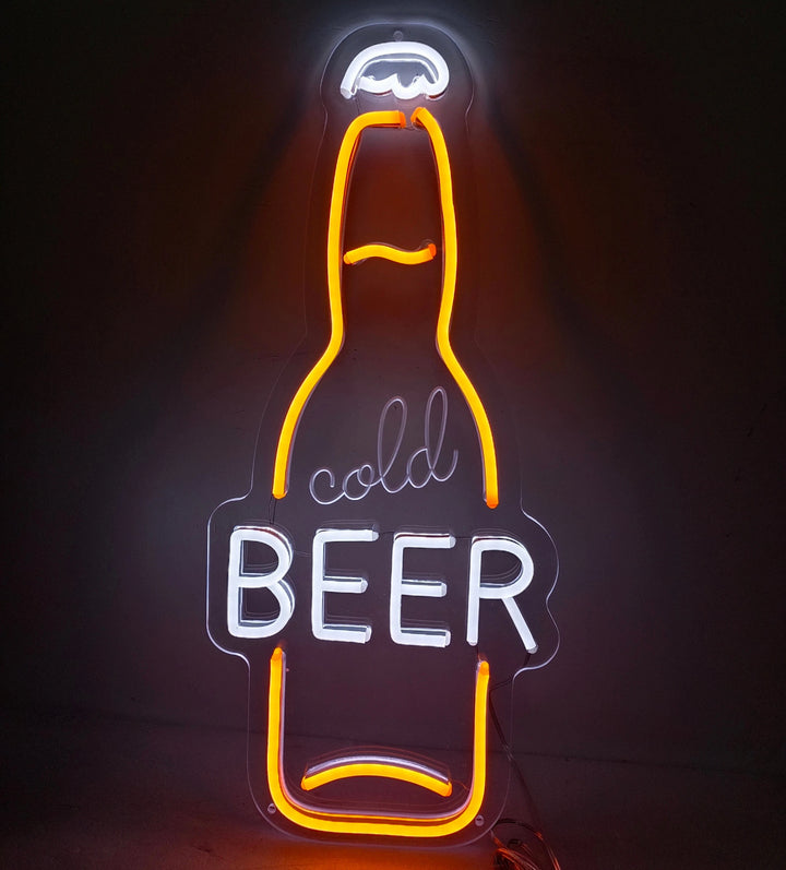 Cold Beer Neon Sign - GEEKNEON