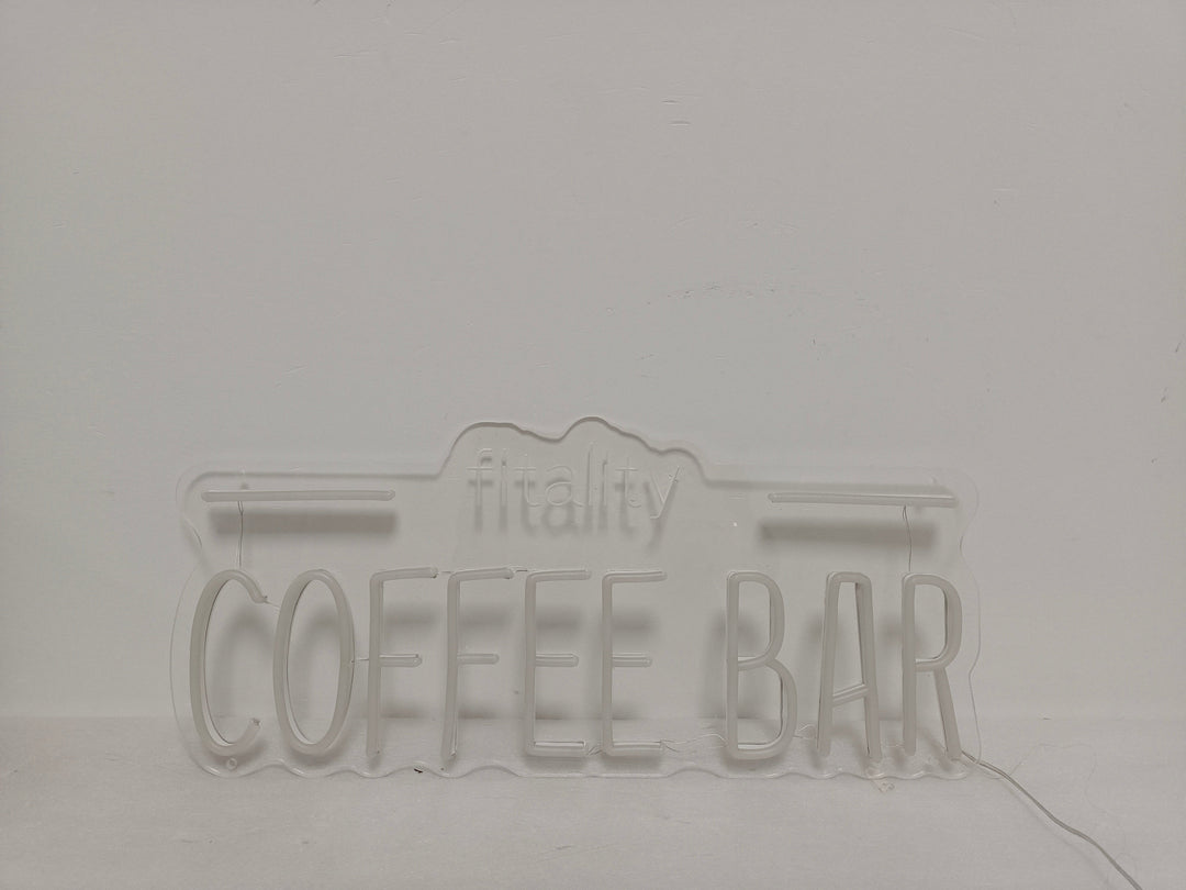 Custom Your Coffee Bar Name Neon Sign - GEEKNEON