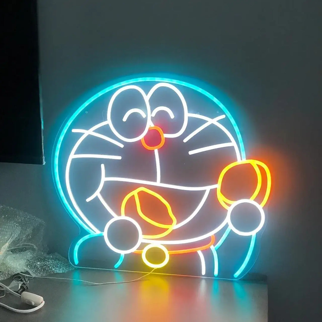 Led Doraemon GEEKNEON | Custom Neon Light Art for Home, Business & Events