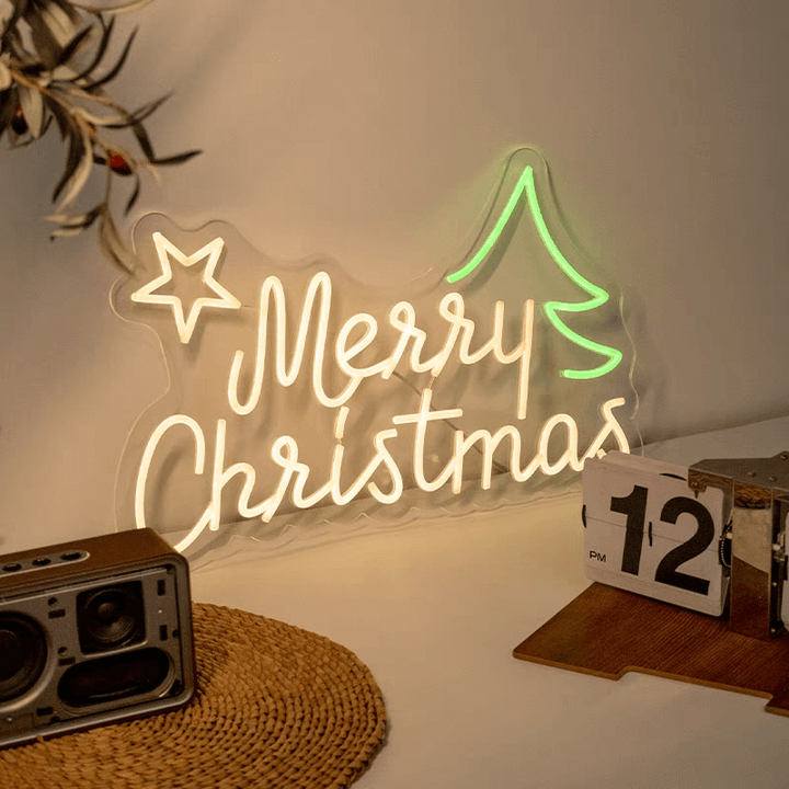 Merry Christmas Neon Sign