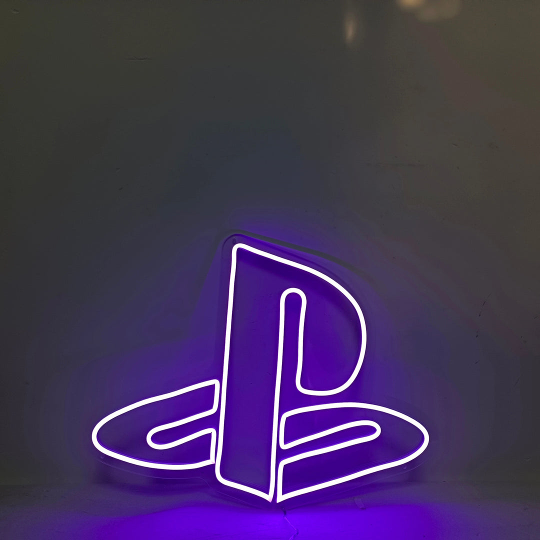 Play Logo Neon Sign for Game Room - GEEKNEON