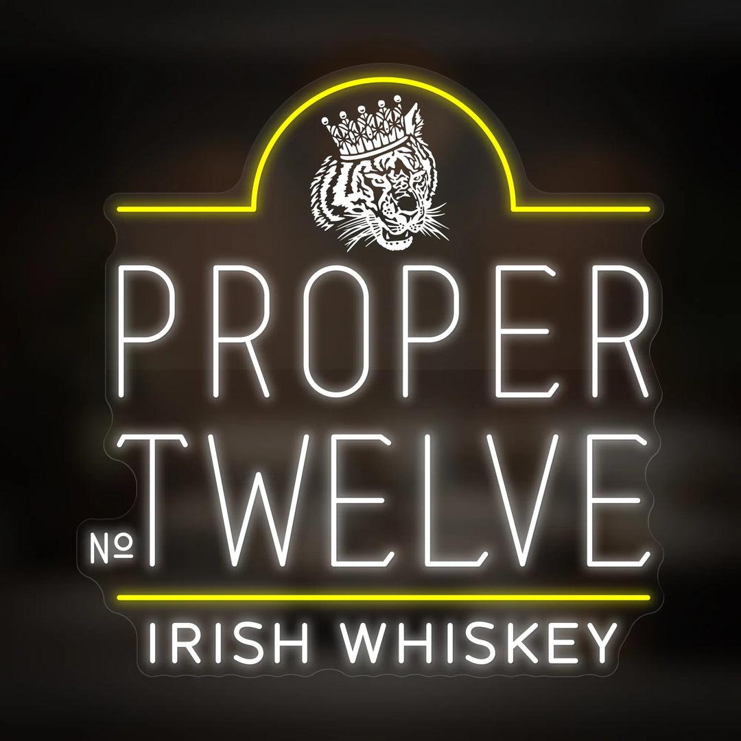 Proper 12 Neon Sign - GEEKNEON