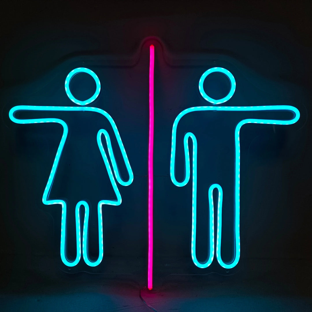 Restroom Neon Sign - GEEKNEON