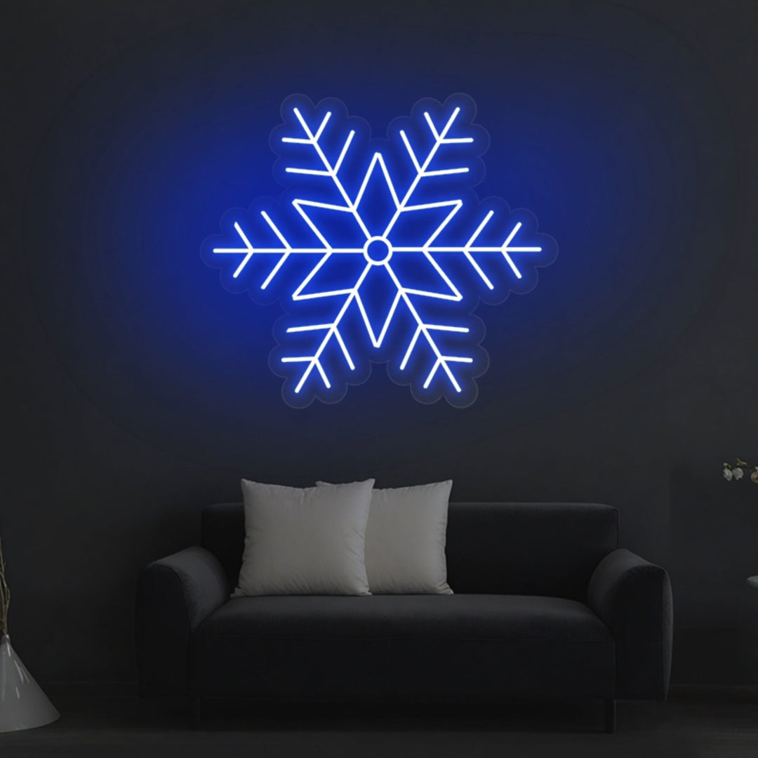 Snowflake LED Neon Sign for Christmas - GEEKNEON