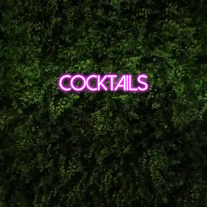 Custom Neon: COCKTAILS