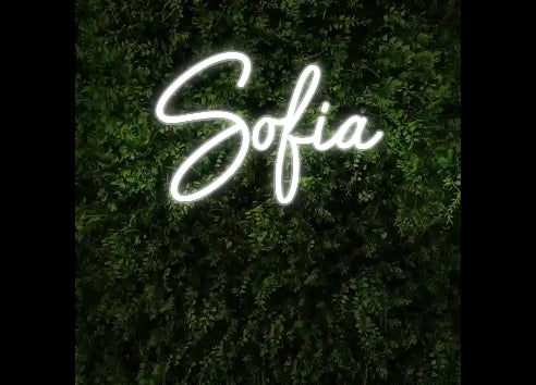 Sofia Neon Sign - GEEKNEON