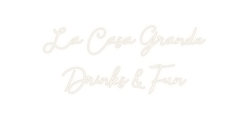 Custom Neon: La Casa Grand... - GEEKNEON