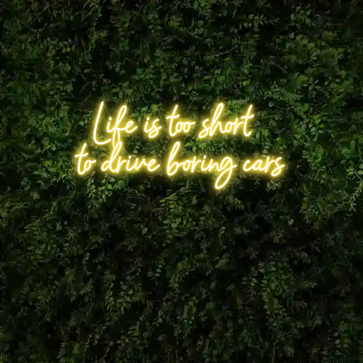 Custom Neon: Life is too s... - GEEKNEON