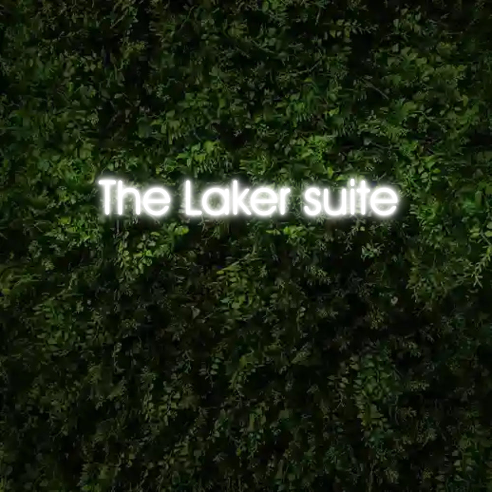 Custom Neon: The Laker suite - GEEKNEON