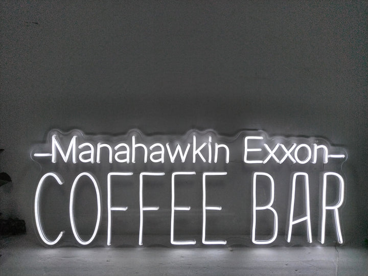 Custom Your Coffee Bar Name Neon Sign - GEEKNEON