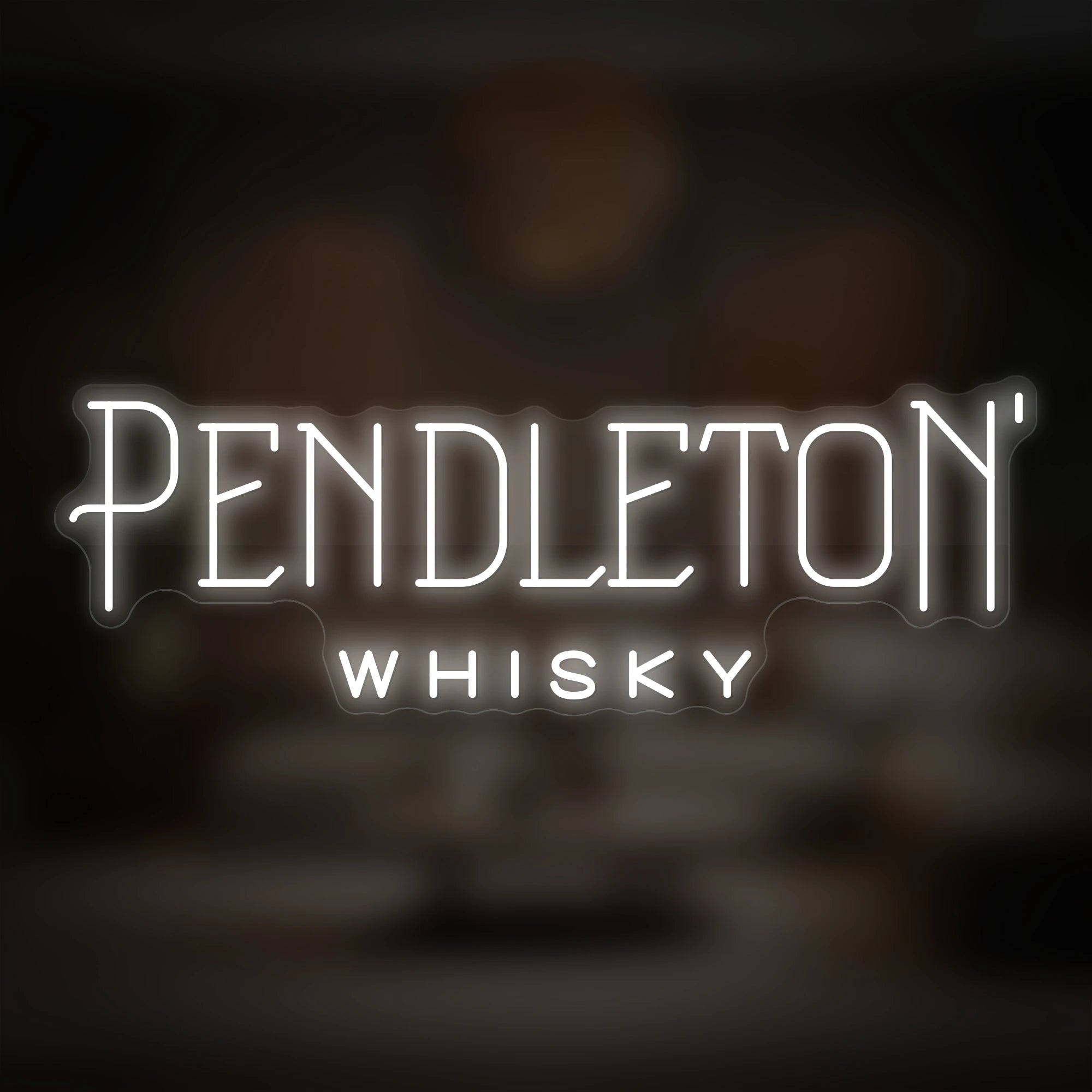 Neon Pendleton Whisky Sign - Western Bar Decor – GEEKNEON