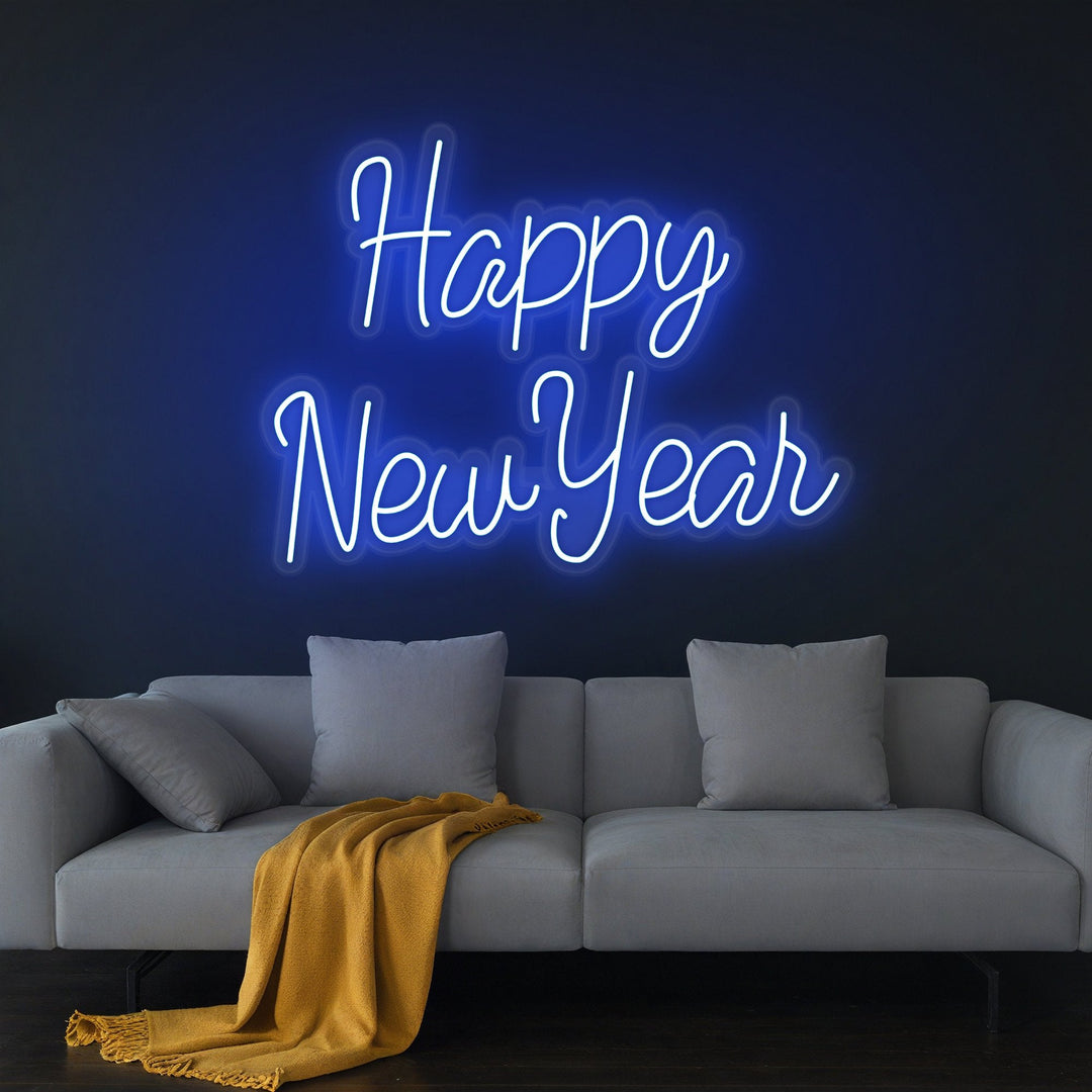 Happy New Year Neon Sign - GEEKNEON