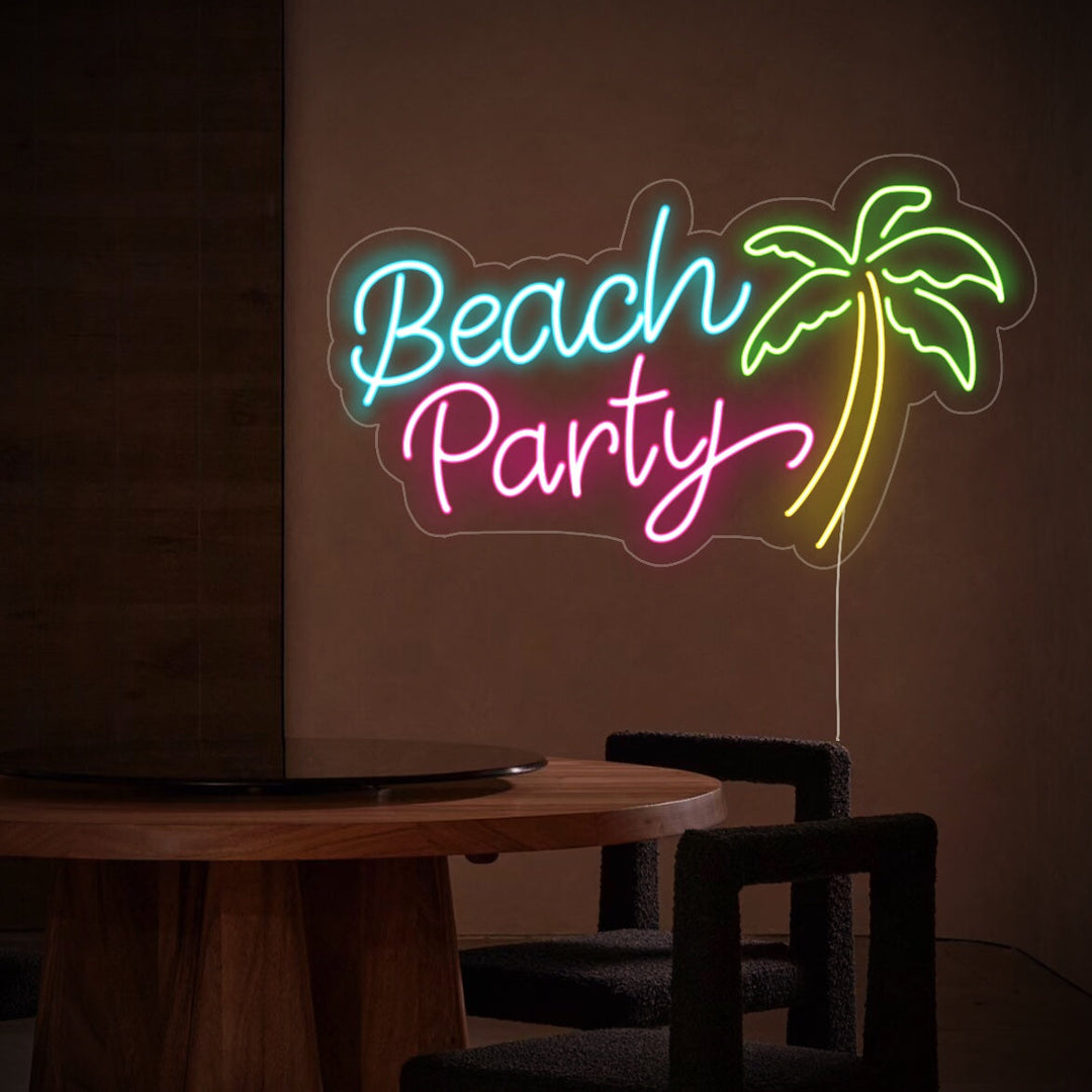 Beach Party Neon Signs