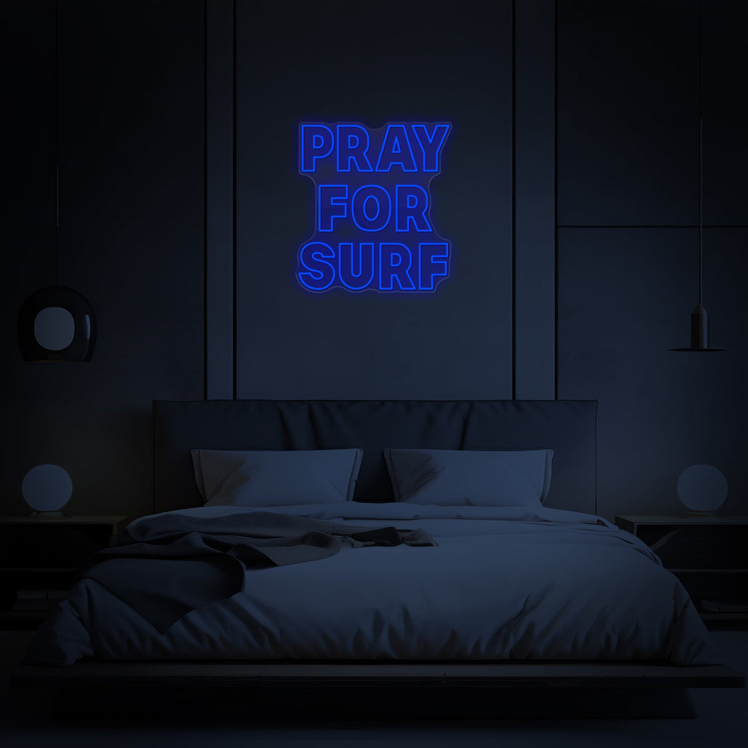 "PLAY FOR SURF" Neon Sign - GEEKNEON