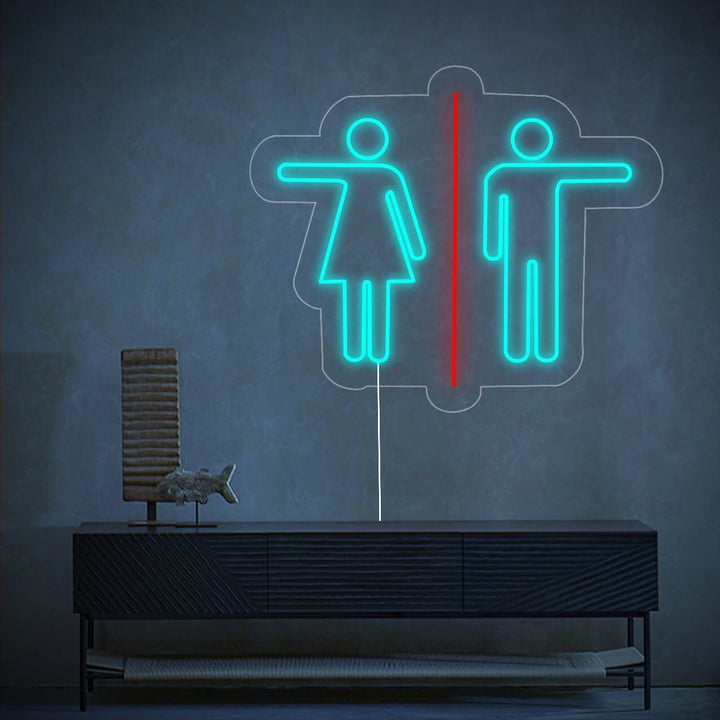 Restroom Neon Sign - GEEKNEON