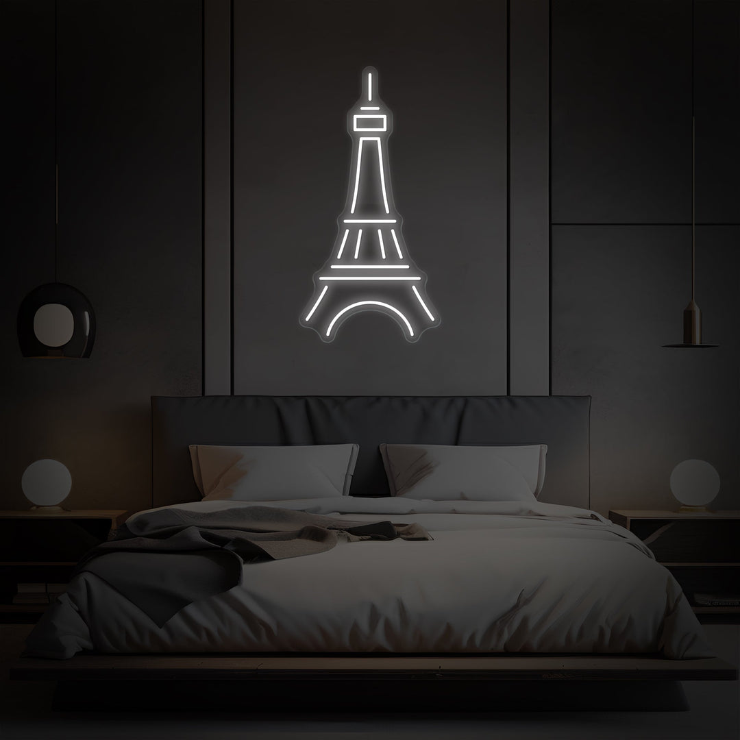 Eiffel Tower Neon Sign