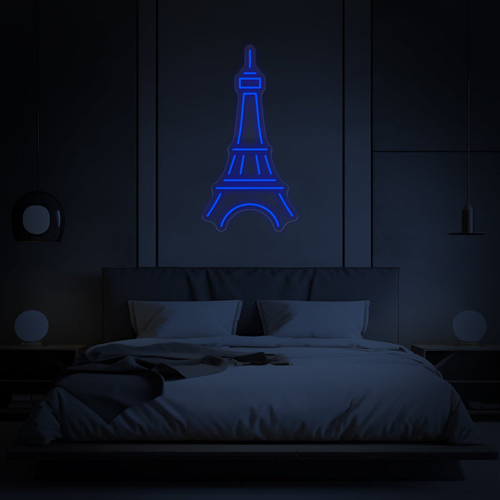 Eiffel Tower Neon Sign