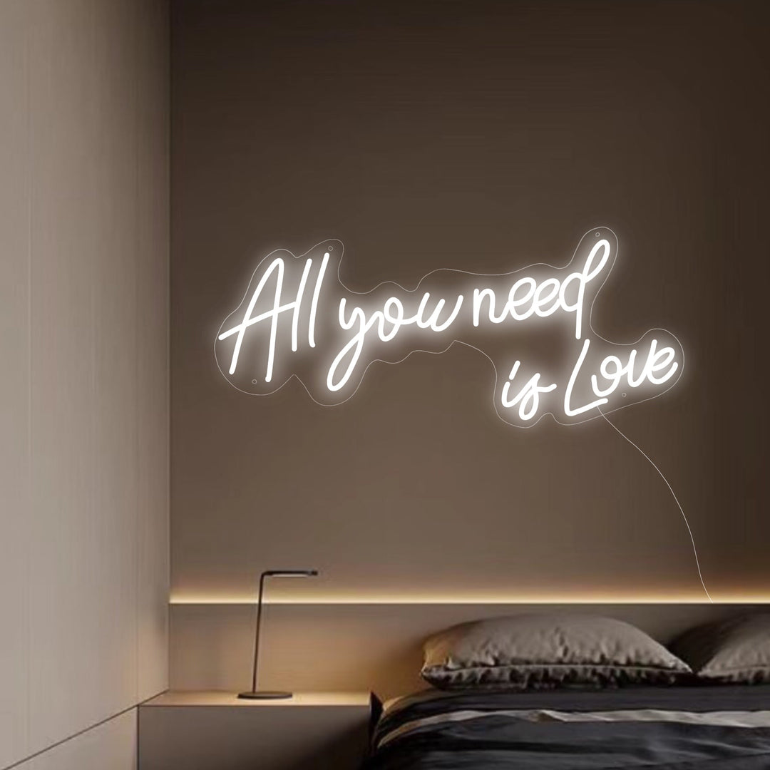 All You Need is Love Neon Sign - Neon Rental - GEEKNEON