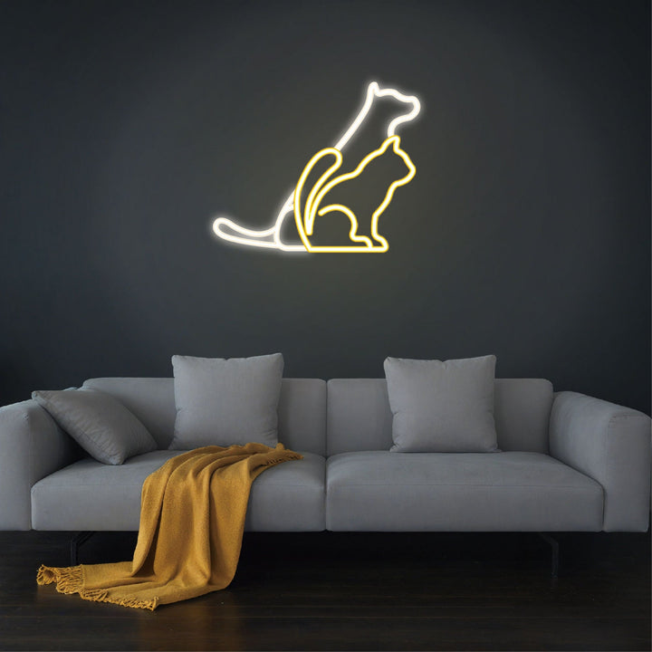 Dog and Cat Neon Sign - GEEKNEON