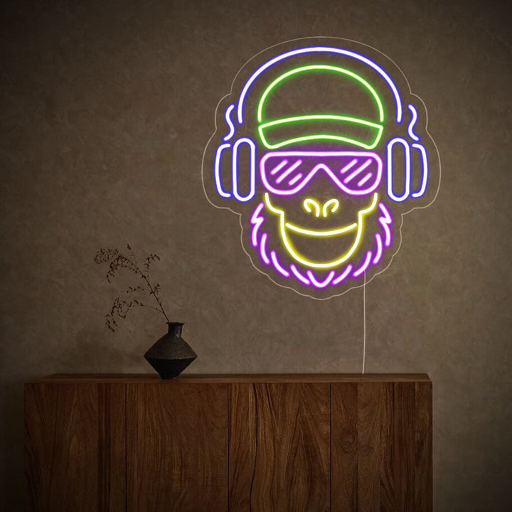 Cool Monkey Neon Sign - GEEKNEON