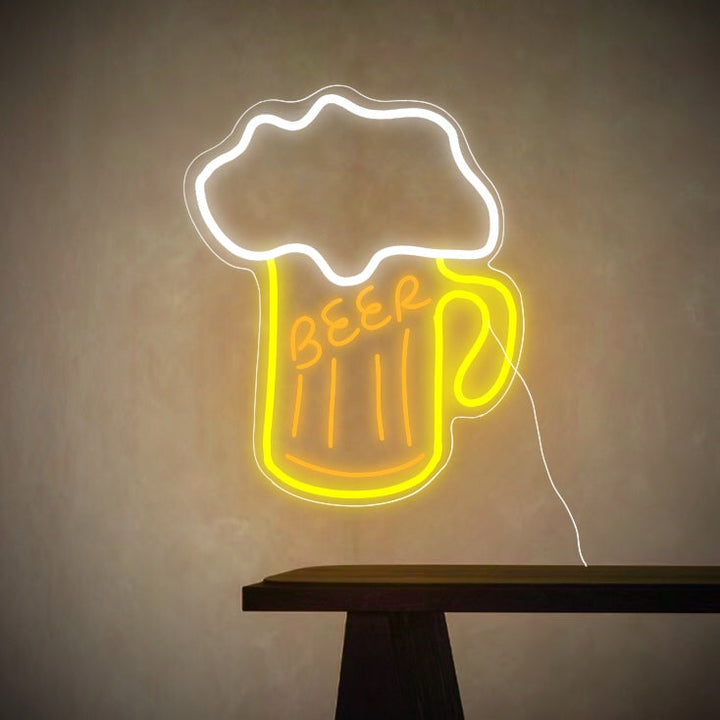 Beer Cup Neon Sign - GEEKNEON