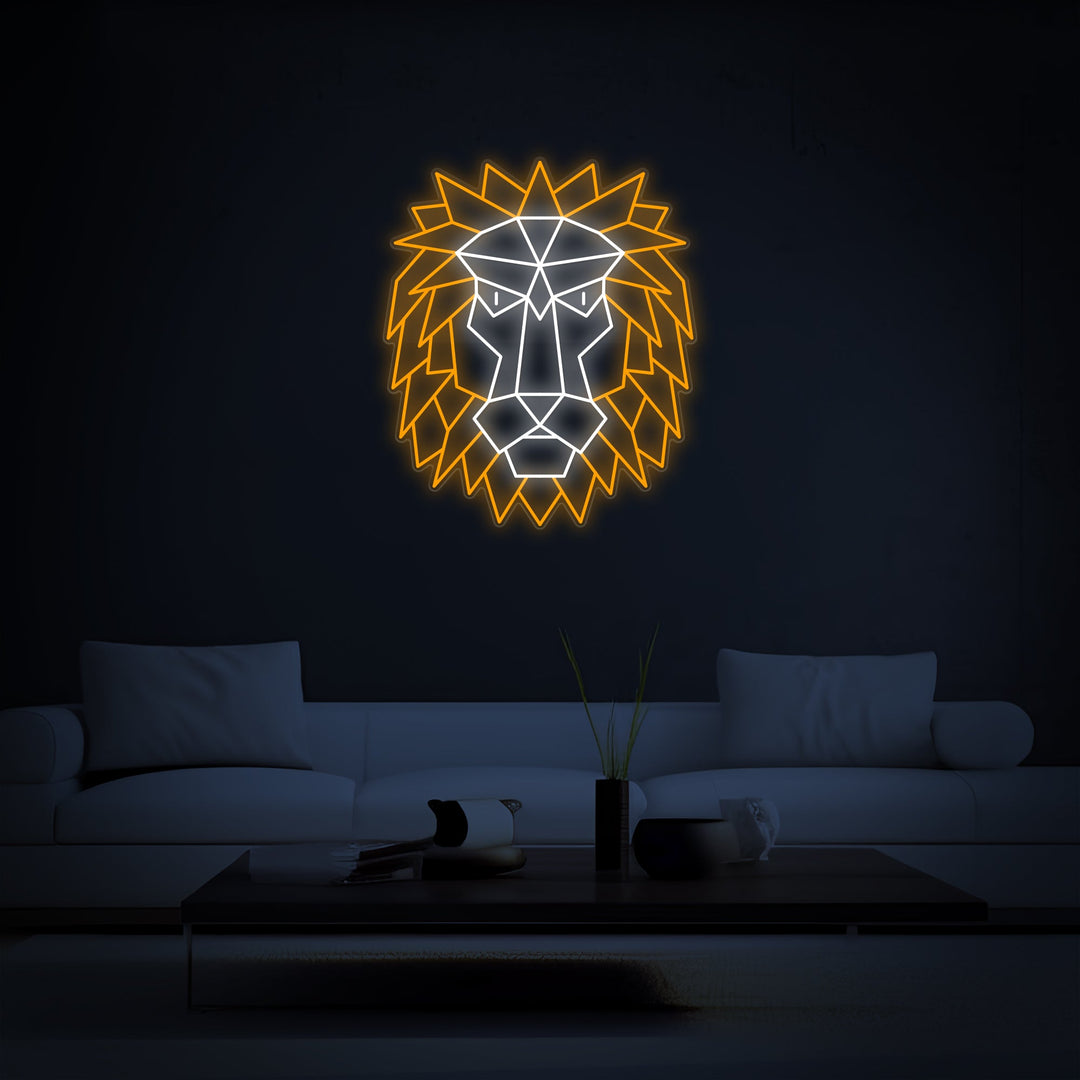 Majestic Lion Light Art