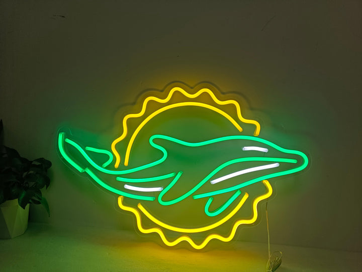 Miami Dolphin Beer Neon Sign - GEEKNEON