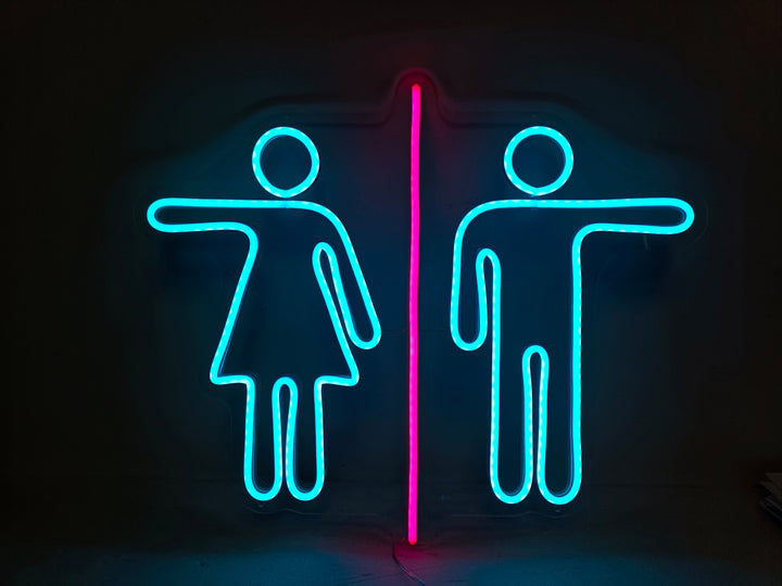 Restroom Neon Sign - GEEKNEON