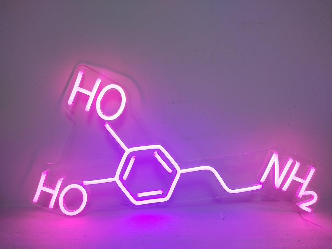 Chemical Formula Neon Sign - GEEKNEON