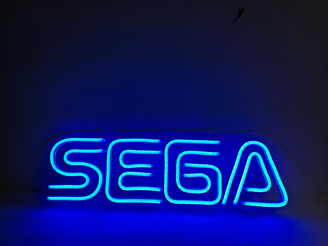 Sega Neon Sign for Game Room - GEEKNEON