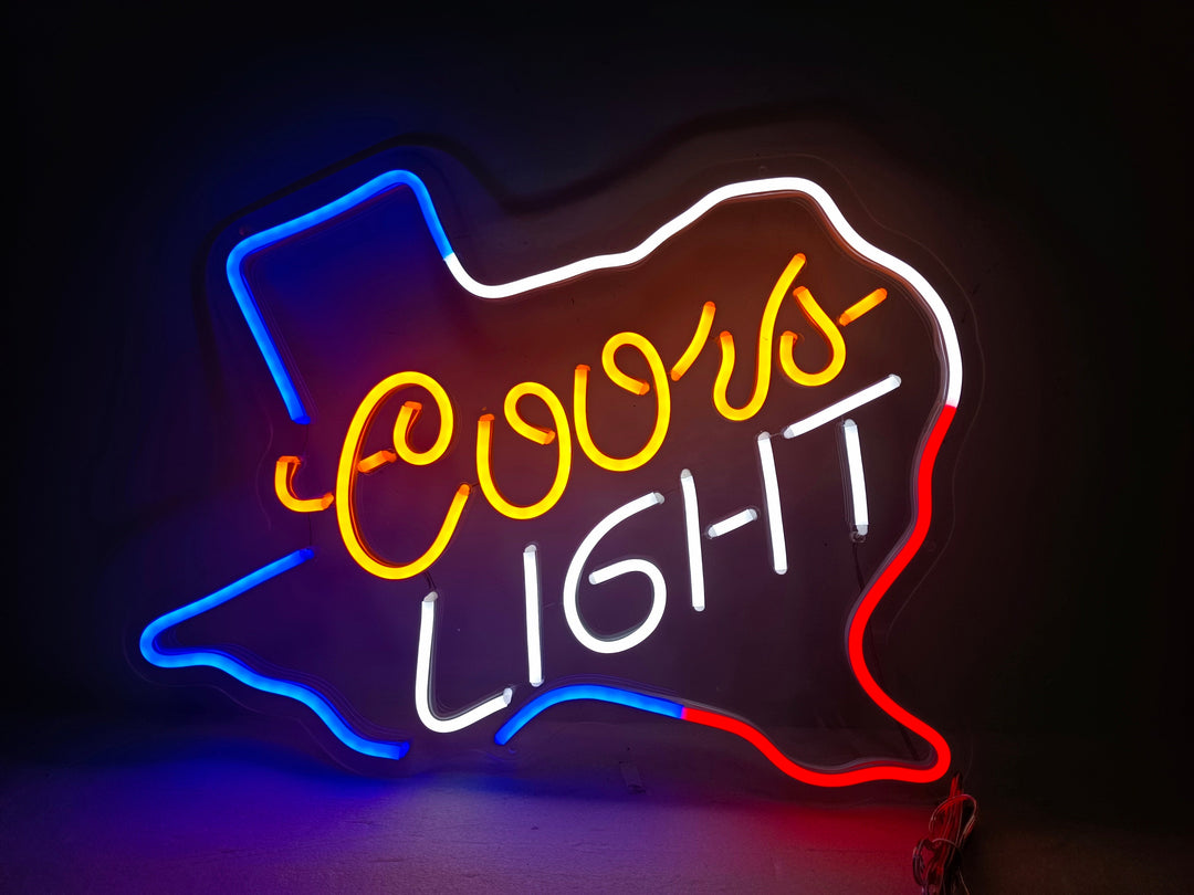 Coors Texas Neon Sign - GEEKNEON