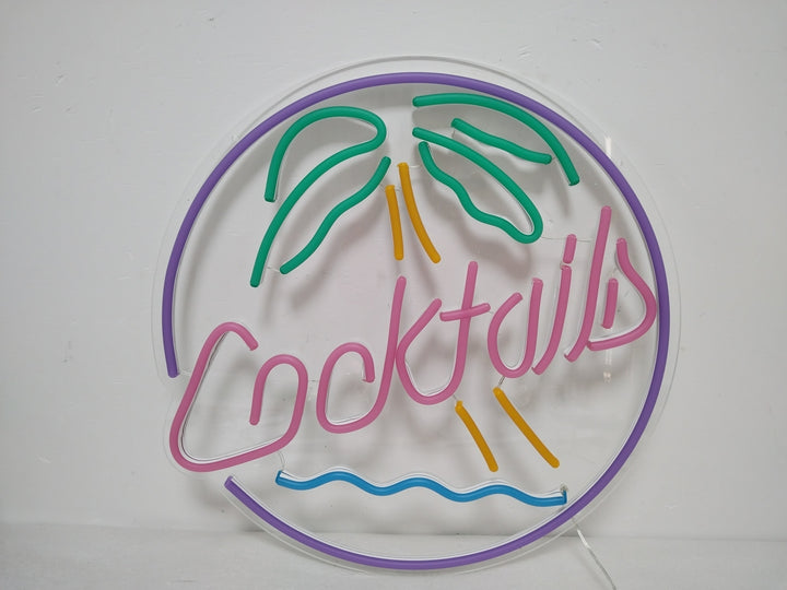 Cocktails Beer Neon Sign - GEEKNEON