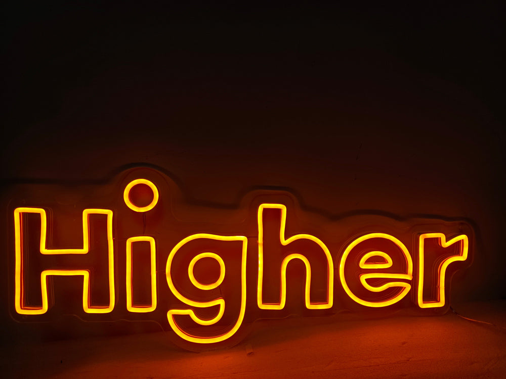 Higher Neon Sign - GEEKNEON