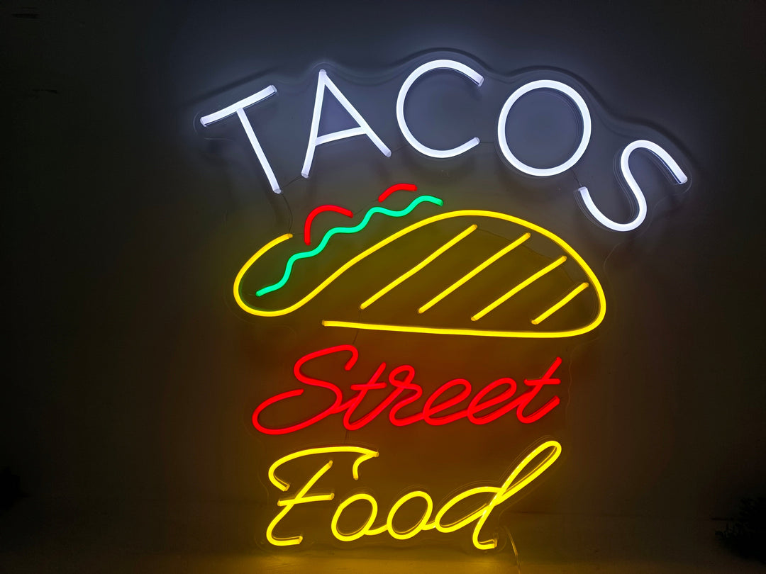 TACOS Sweet Food Neon Sign - GEEKNEON