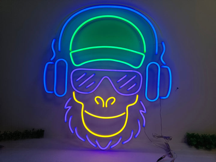 Cool Monkey Neon Sign - GEEKNEON