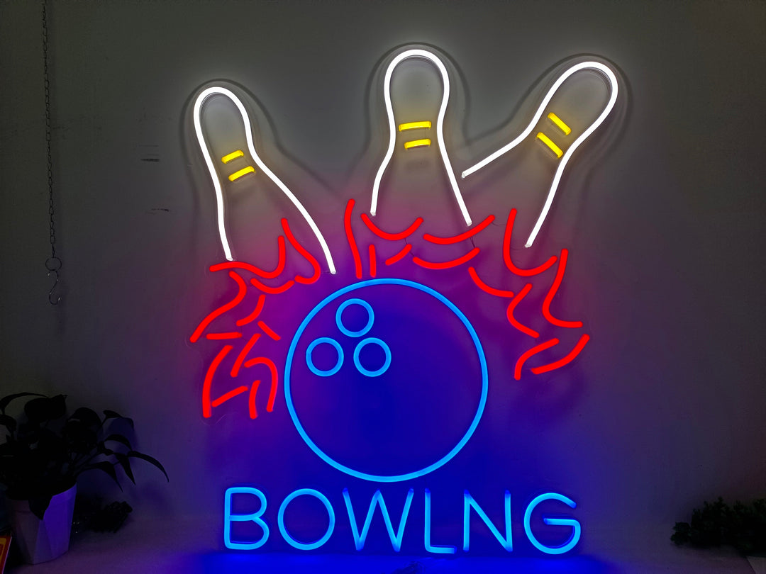 Bowling Ball Neon Sign - GEEKNEON