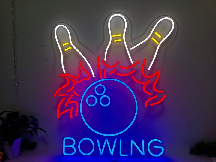 Bowling Ball Neon Sign - GEEKNEON