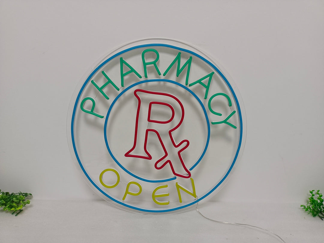 Pharmacy Open Neon Sign - GEEKNEON