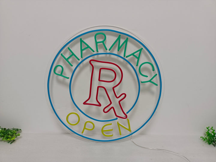 Pharmacy Open Neon Sign - GEEKNEON