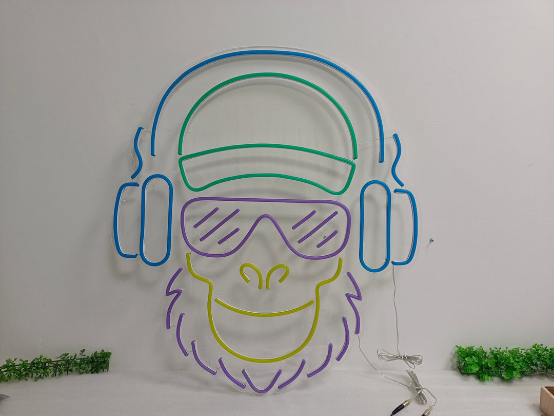 Cool Monkey Neon Sign - GEEKNEON