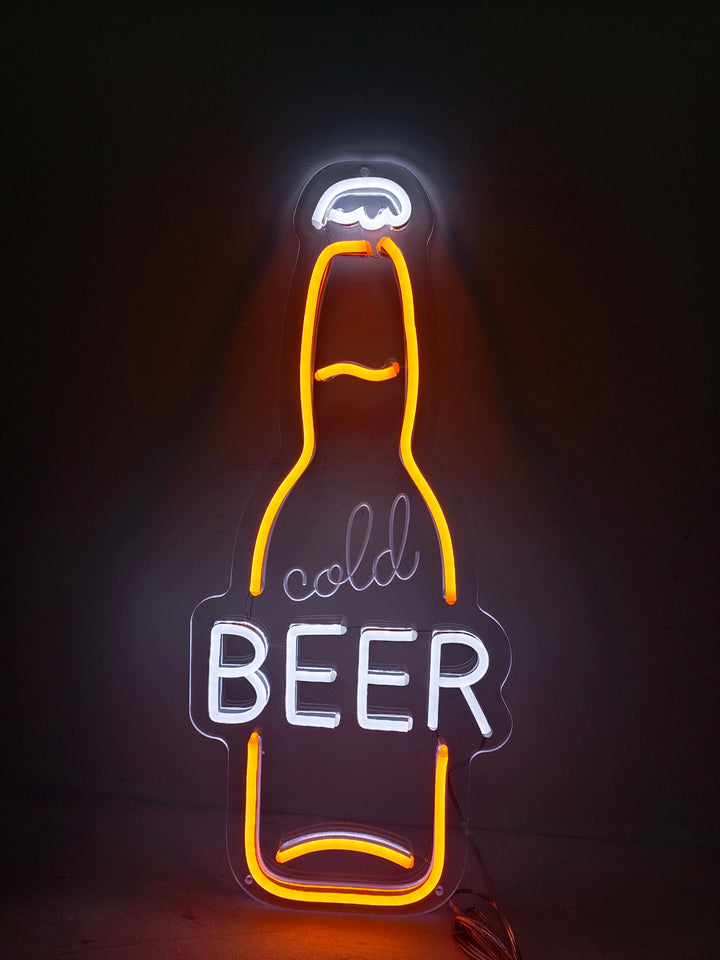 Cold Beer Neon Sign - GEEKNEON