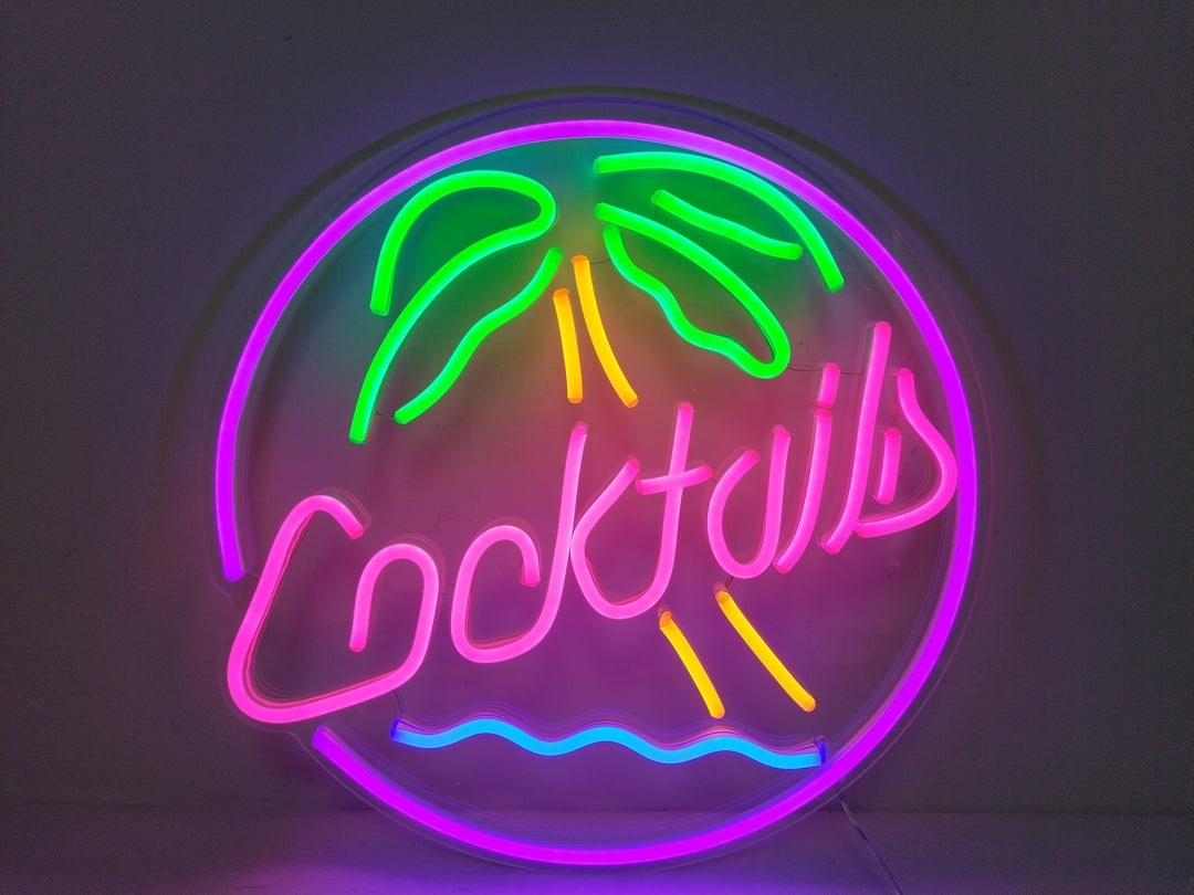 Cocktails Beer Neon Sign - GEEKNEON