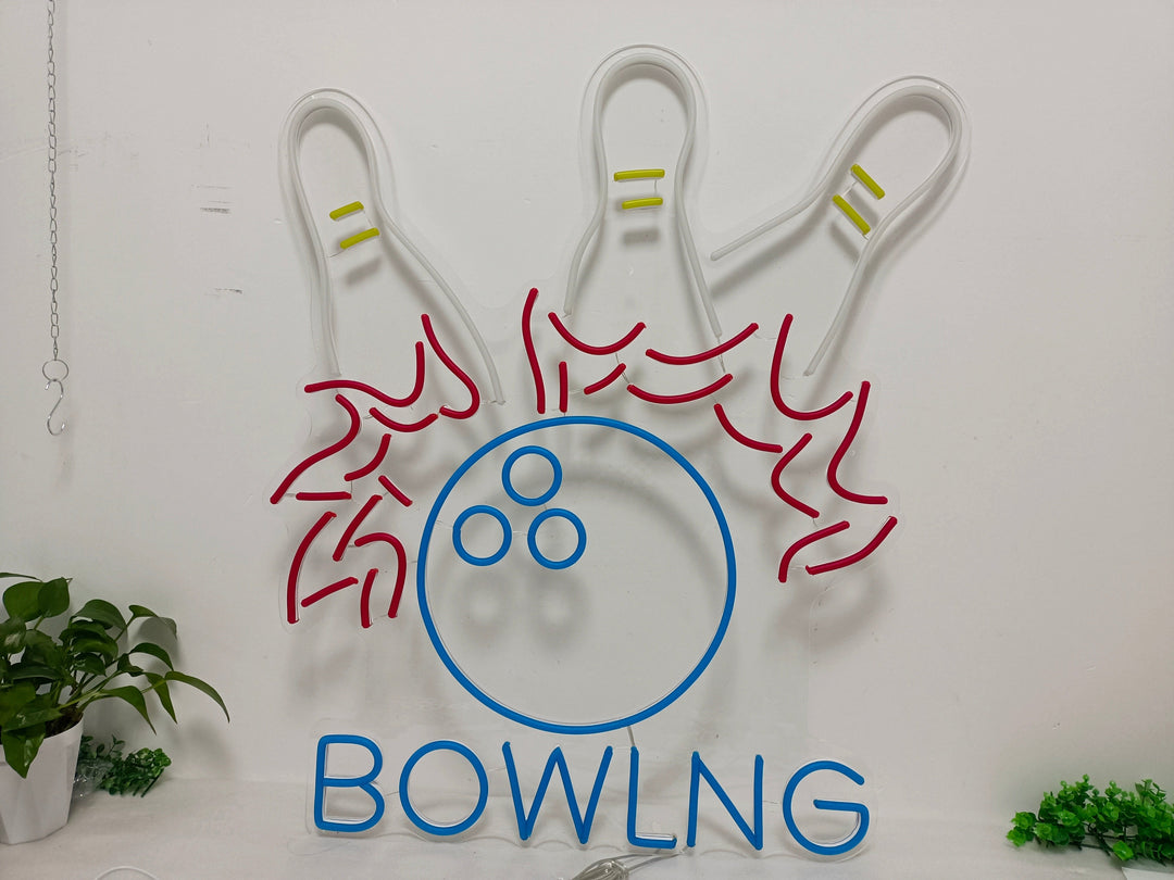 Bowling Ball Neon Sign - GEEKNEON