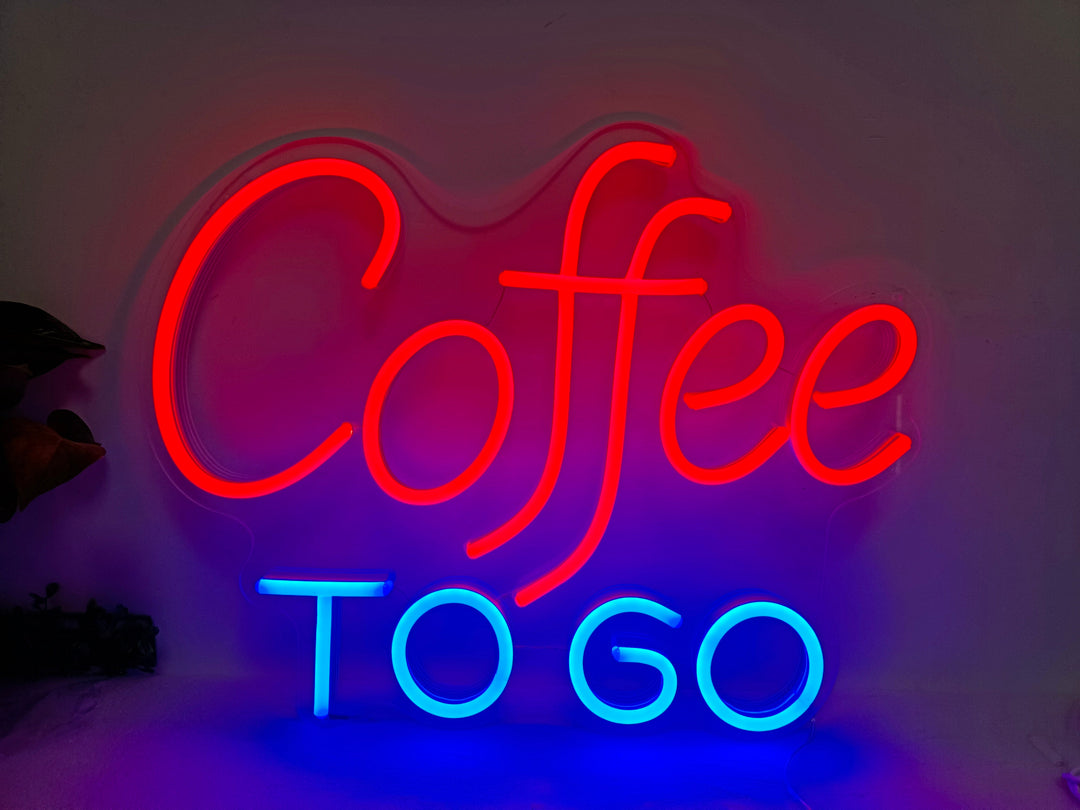 Coffee To Go Neon Sign - GEEKNEON