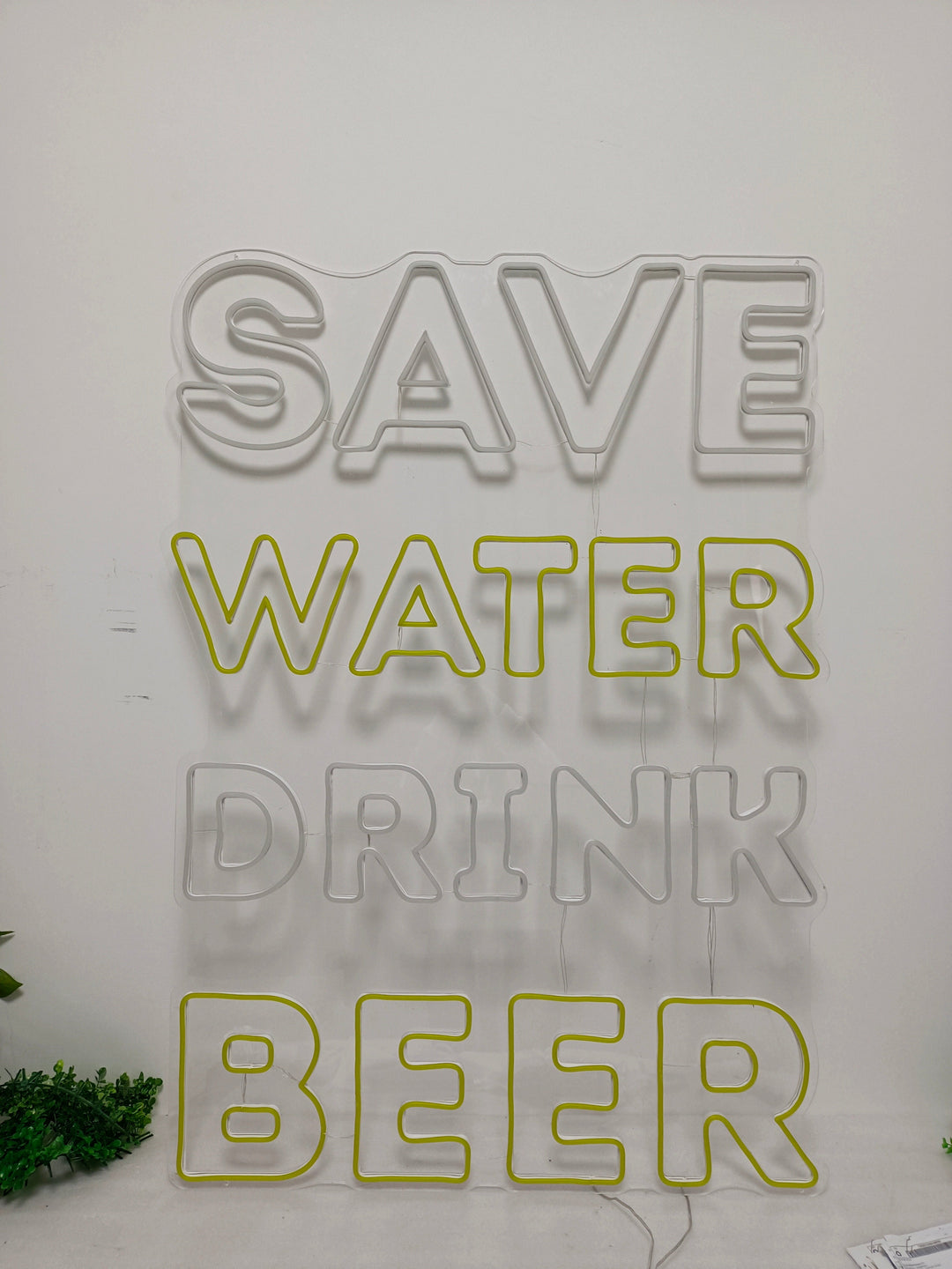 Save Water Drink Beer Neon Sign - GEEKNEON